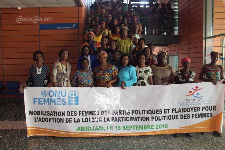 Politique : Mobilisation des femmes des partis politiques et plaidoyer pour l’adoption de la loi sur la participation politique des femmes