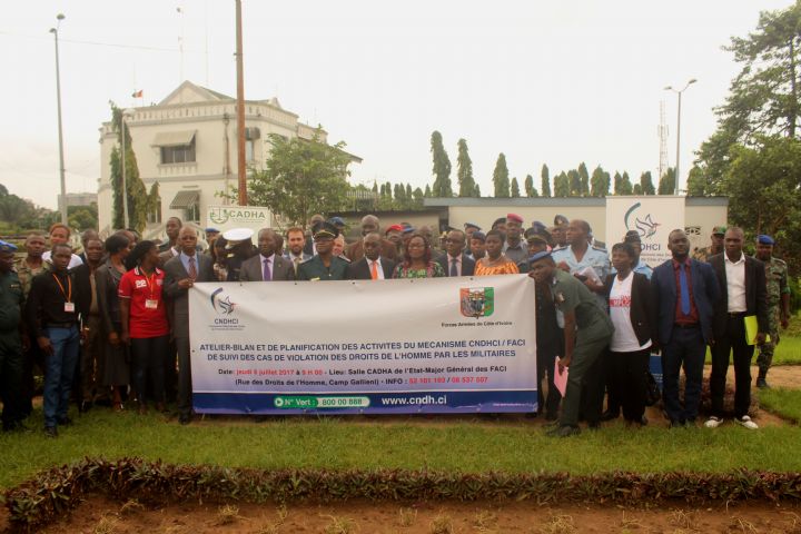 Promotion et protection des droits de l’homme  dans l’armée: La CNDHCI et les FACI évaluent leur ‘’mécanisme’’ de collaboration