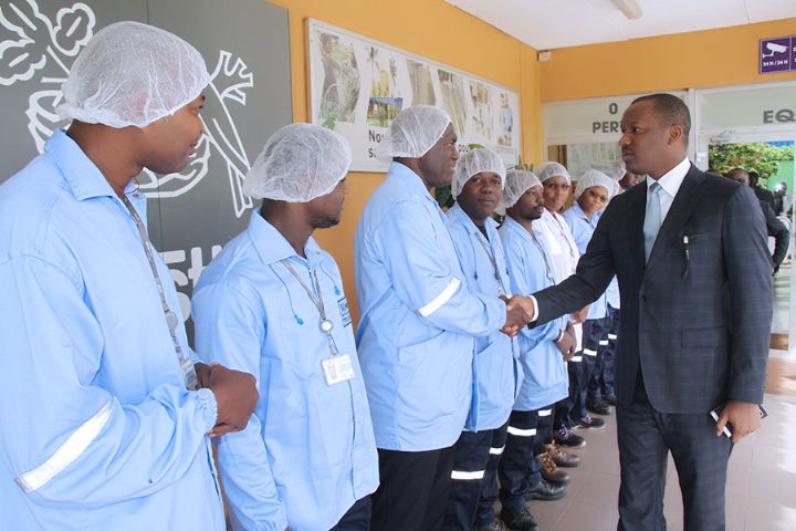 Formation professionnelle: le Secrétaire d’Etat Mamadou TOURE en visite à NESTLE