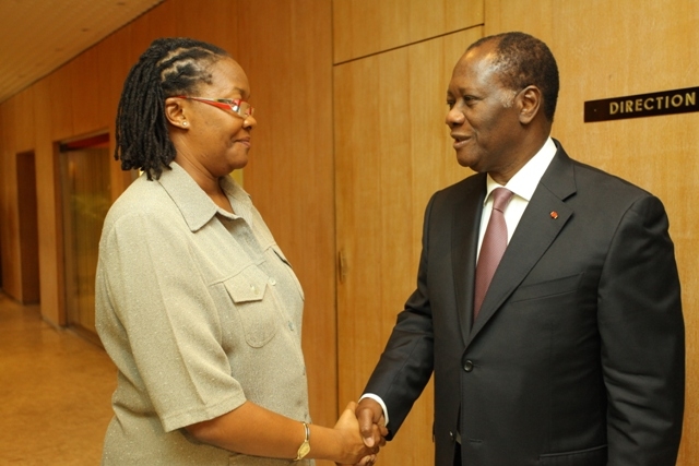 Présence du navire de guerre sud africain dans les eaux ivoiriennes : L`ambassadeur d`Afrique du Sud a rassuré le président Ouattara, hier