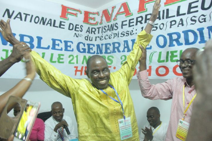 Assemblée Générale de la fédération Nationale des Artisans Ferrailleurs de Côte d’Ivoire : Issa Kamara réélu président