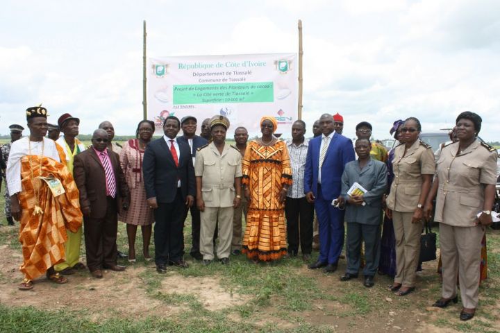 Amélioration du cadre de vie des cacaoculteurs - La première cité du cultivateur de cacao à Tiassalé