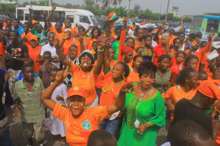 Accueil réservé aux Eléphants : Les Ivoiriens répondent à l’appel du président Ouattara