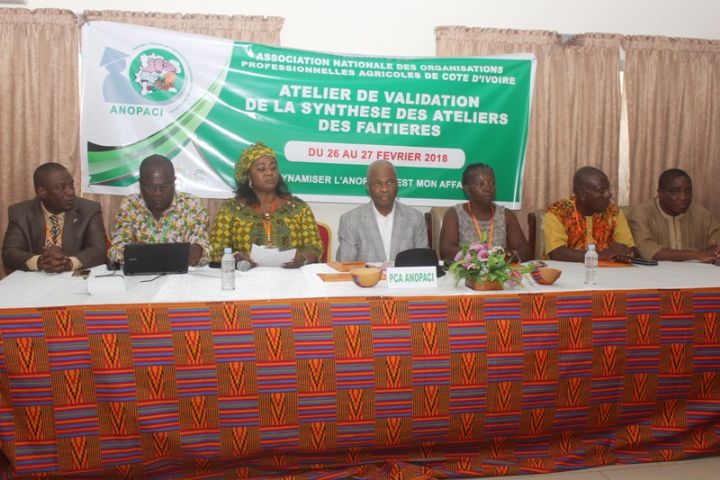 Agriculture/ Atelier bilan: l’ANOPACI prône l’amélioration de la gouvernance