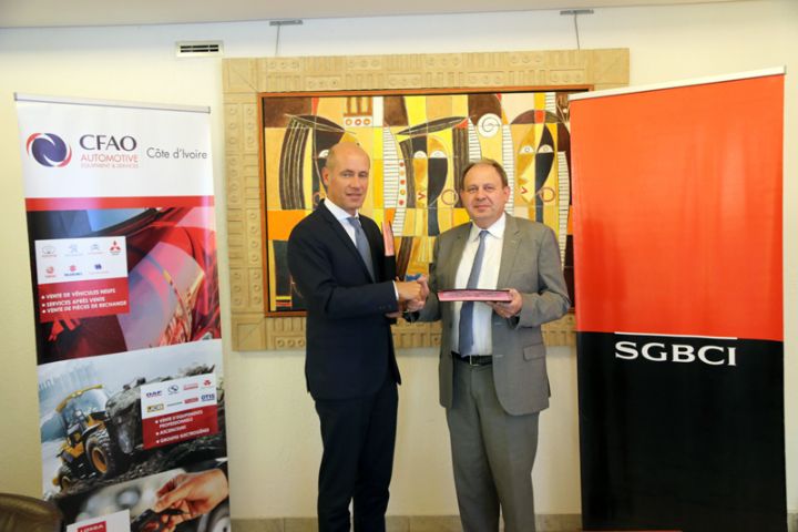 Signature de convention  SGBCI – CFAO: société générale de banques en Côte d’Ivoire ET CFAO Motors s’allient au service du particulier et de l’entreprise