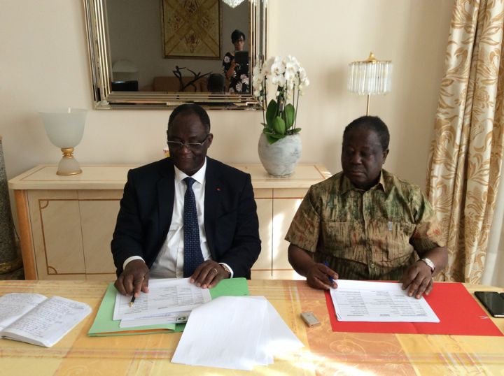 PDCI-RDA: le Secrétaire exécutif, Kacou Guikahué à Paris pour une séance de travail avec le président Konan Bédié