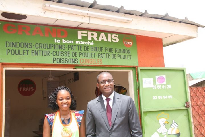 Emploi et Insertion Jeunes : le Ministre Sidi Touré apporte son soutien à Yolande à Bouaké