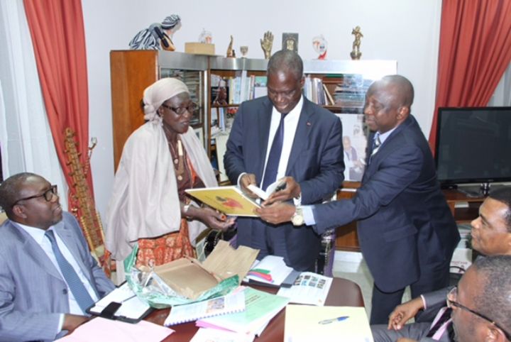 Fespaco 2017 : Une délégation burkinabè chez le ministre Bandaman Maurice