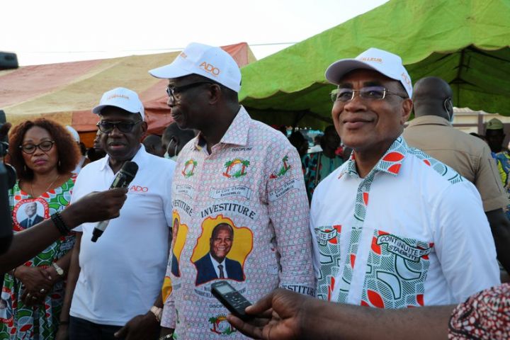 Présidentielle 2020 : Bocanda communie avec les Ministres Adama Coulibaly et Koffi N’Guessan Lataille pour la victoire du Président Alassane Ouattara