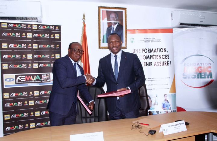 Femua 2018 : le Secrétariat d’Etat chargé de l’Enseignement technique accompagne le groupe Magic System