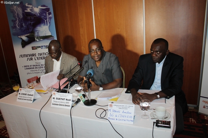 Énergie : 	Petit déjeuner  de presse en prélude au Séminaire National sur  l’Energie de Yamoussoukro du 15 au 17 novembre 2012