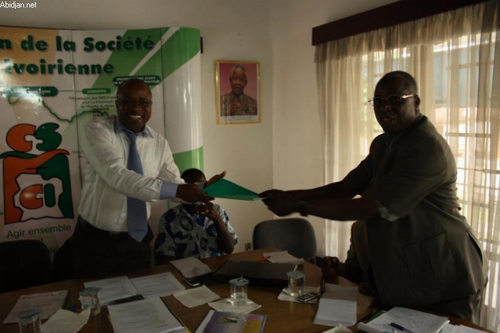 La CSCI et le CNOSCG s’unissent pour favoriser l’émergence d’une société civile organisée en Côte d’Ivoire et en Guinée