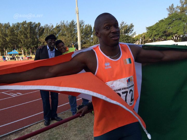 Les ivoiriens Ahouré et Méïté remportent l ’Or aux Championnats d’Afrique d’athlétisme