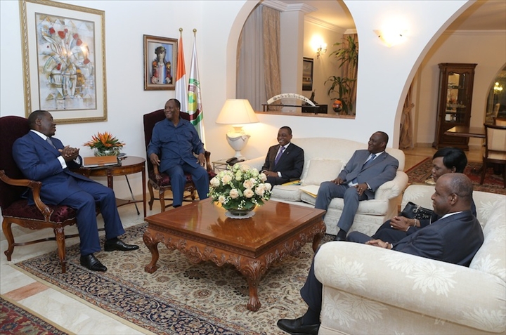 Il a reçu un émissaire de Sassou Nguesso, hier