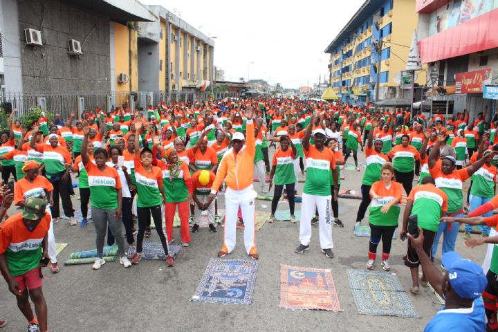 Treichville/ Activité sportive des populations : Amichia communie avec près de 1000 sportifs