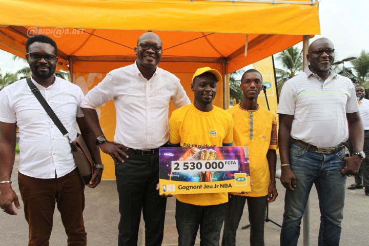 Jeu Junior NBA: Kablan Jean Marc Olivier a reçu son prix