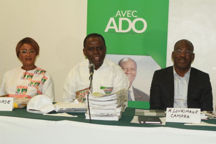 Présidentielles/ La Direction Centrale de Campagne RHDP chargée de la société civile rencontre les centrales syndicales