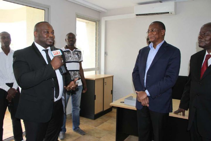 Tic/Encadrement des Start Up - Bruno KONE à la Fondation Jeunesse Numérique de Grand-Bassam