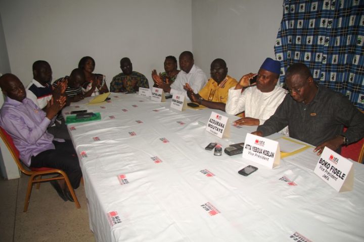 MFA/  M. ATTA Kouablan, Vice-président donne des précisions concernant le congrès de la dissidence (conférence de presse)