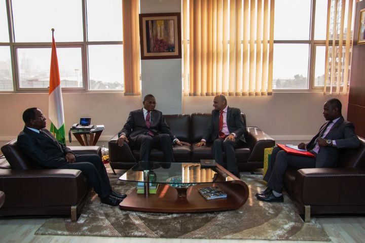 L’ambassadeur de l’Inde fait ses adieux au ministre Bruno Koné