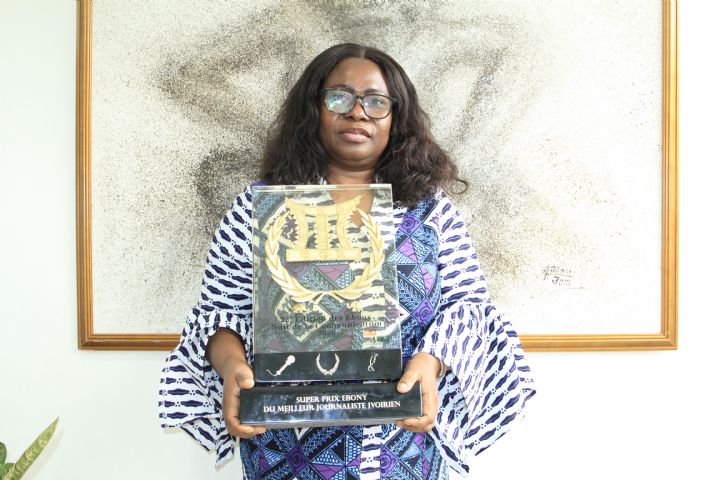 Marcelle Aka, super prix ebony 2020 du meilleur journaliste ivoirien:``le genre ce n`est pas le favoritisme pour un sexe, c`est l`égalité des chances``