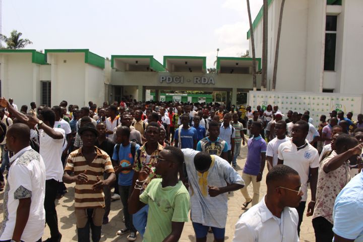 RHDP/Parti unifié : Des jeunes s’opposent à la réunion du comité de haut niveau