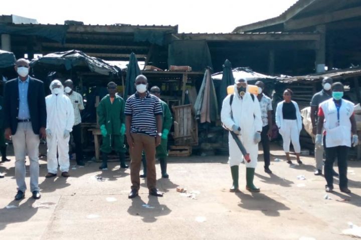 COVID-19: L’INHP lance une vaste opération de désinfection à Tiassalé