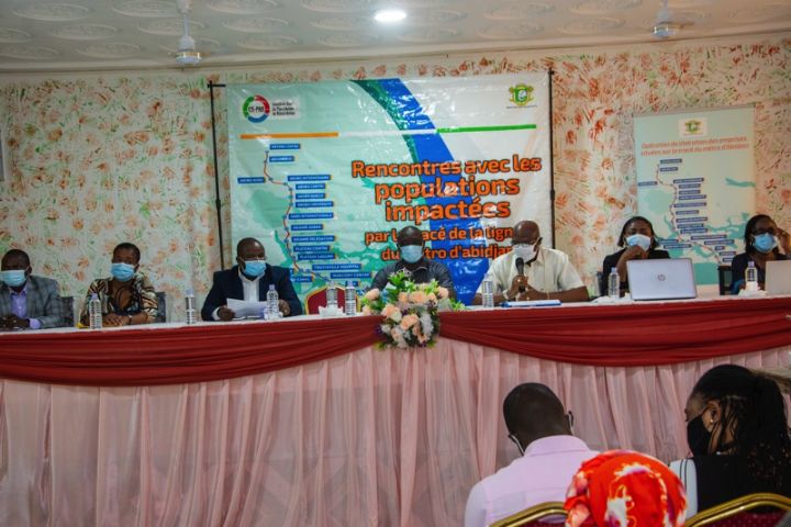 Métro d’Abidjan : reprise des consultations des personnes affectées par le projet