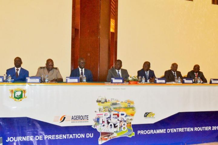 D’un coût global de 87 milliards de FCFA, Le Programme d’Entretien Routier 2018 lancé à Yamoussoukro