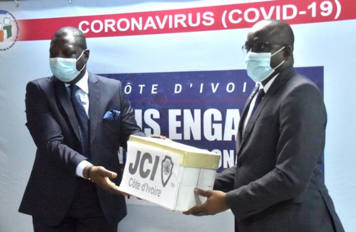Lutte contre le covid-19 : La JCI Côte d’Ivoire apporte son soutien au gouvernement