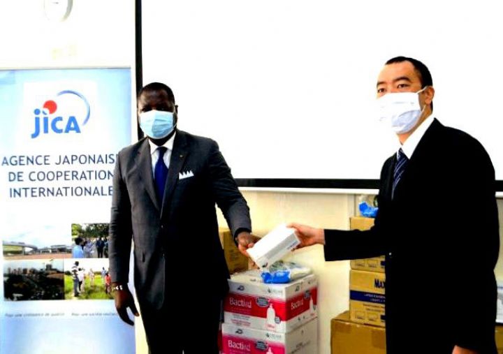 Covid-19 : le Japon offre des équipements de 115 millions de FCFA à la Côte d’Ivoire