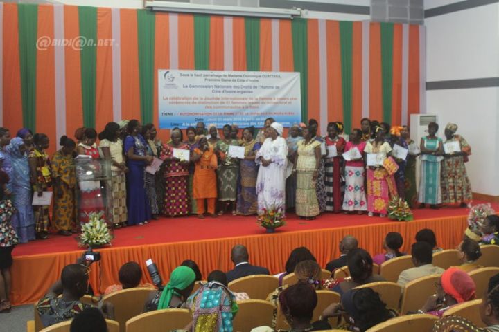 Autonomisation de la femme rurale: La CNDHCI distingue 41 femmes issues du milieu rural