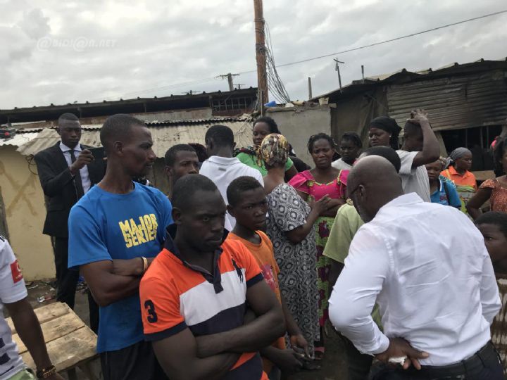 Cocody/ Incendie à Akouedo : Jean-Marc Yacé apporte sa compassion aux familles sinistrées