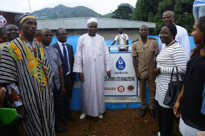 Accès à l’eau potable : DIAGEO et SOLIBRA soulagent 8000 personnes dans le Nord et l’Ouest du pays