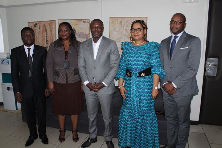 JNCM 2019: M. Mamadou BAMBA, Directeur Général de ORANGE Côte d’Ivoire, reçoit le Commissariat Général