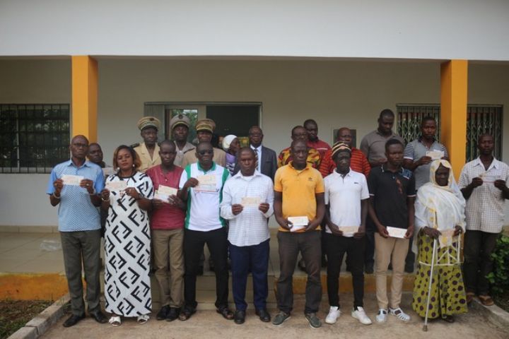 Indemnisation des victimes : Des victimes du Hambol reçoivent leurs chèques