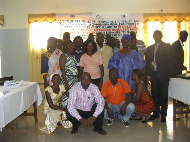 Korhogo : Atelier de formation des membres de la commission régionale des droits de l’homme du poro