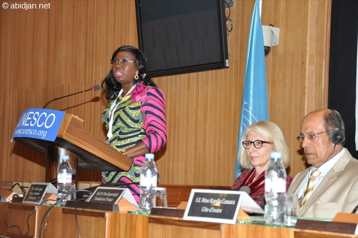 Education de la jeune fille et des femmes pour l’égalité : Kandia Camara présente la politique ivoirienne à l’Unesco