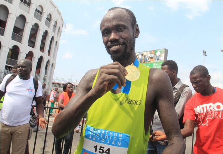 Le Kenyan Stanley Teimet remporte le 4è marathon international du district d’Abidjan