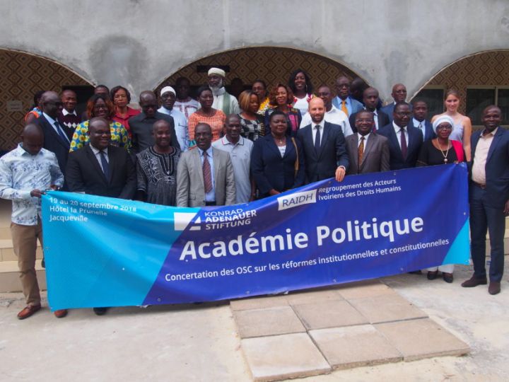 La société civile s’imprègne des réformes institutionnelles et constitutionnelles pour plus d’efficacité