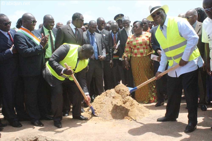 Renforcement des installations de production d’eau potable de Boundiali : le Président de la République procède au lancement des travaux