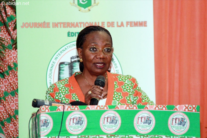 Journée Internationale de la Femme / Henriette Dagri Diabaté déclare : ‘‘Nous devons avec détermination, abnégation et témérité, nous élever contre les disparités’’