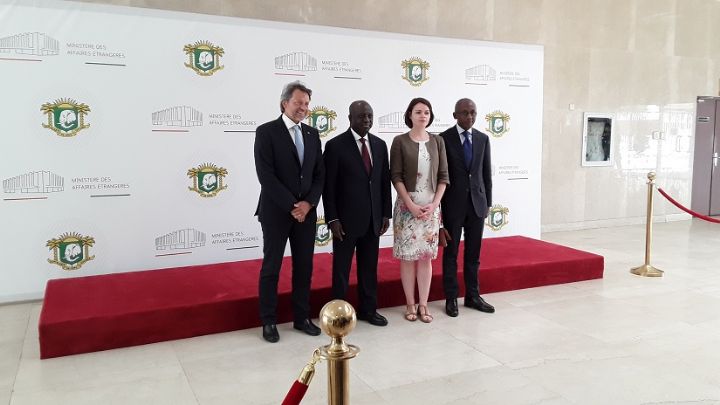 Amon-Tanoh se dit heureux de la qualité de la coopération entre la Côte d’Ivoire et l’UE