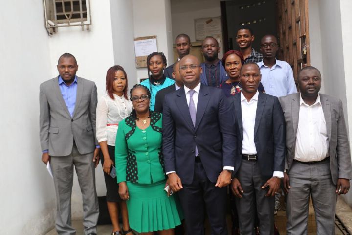 Visite du Ministre Sidi au site LeBanco.net: Les difficultés des médias en ligne exposées