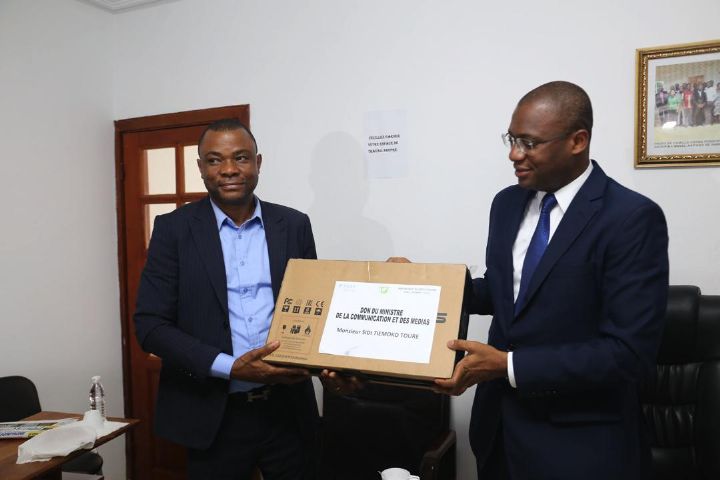 Visite dans les rédactions : Sidi TOURÉ dans les locaux du «Quotidien d’Abidjan»