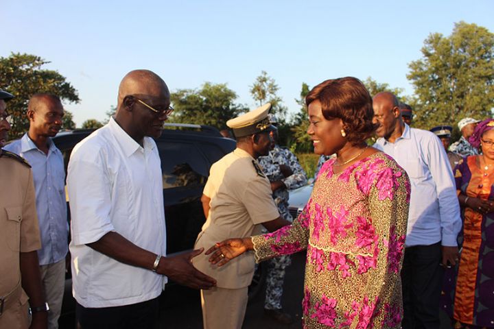 Boundiali/ Inauguration des projets communautaires à impact rapide: La Ministre Mariatou Koné accueillie dans la liesse populaire. 