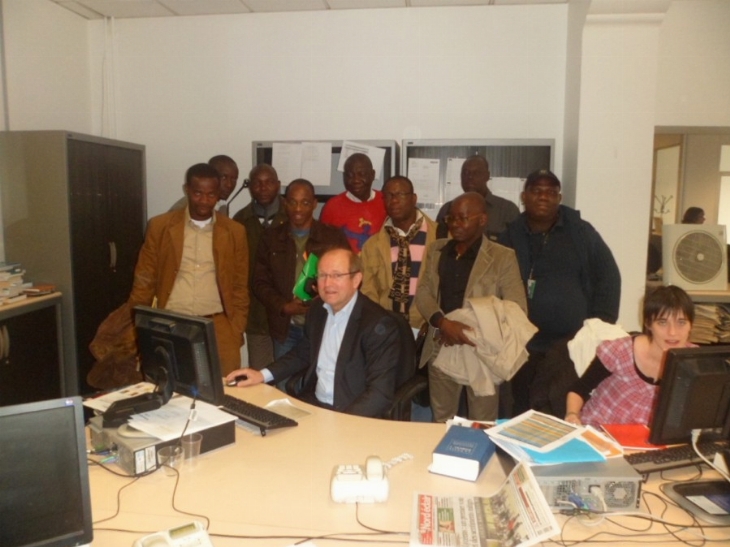 Formation à l’Ecole Supérieure de Journalisme de Lille / Les 15 journalistes depuis la France: « La formation se déroule dans d`excellentes conditions »