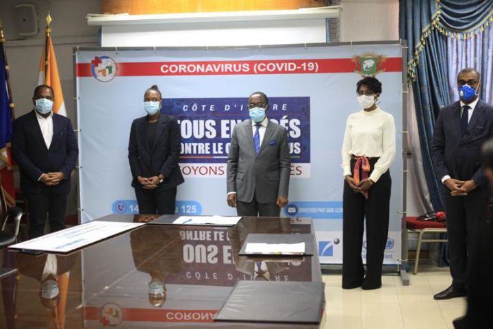 Lutte contre le Covid-19 : un groupe spécialisé dans le monde agricole fait don  de 20 millions de francs CFA au gouvernement