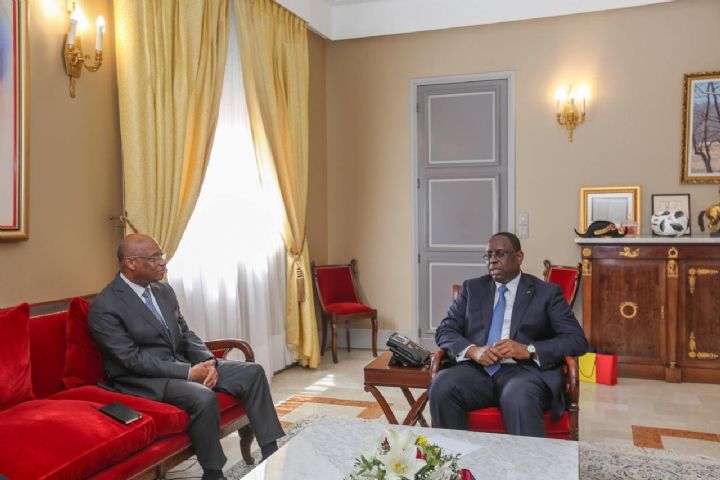 Jean-Claude Kassi Brou échange avec Macky Sall et visite des structures de la CEDEAO à Dakar