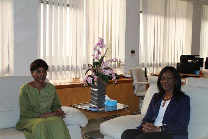 Développement : La représentante spéciale du secrétaire générale de l’ONU reçu en audience par le ministre Kaba Nialé